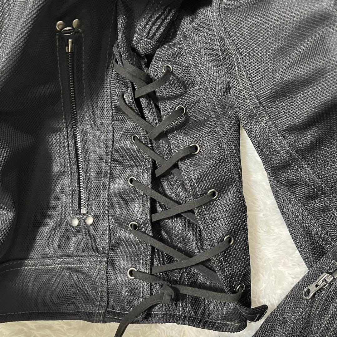 YELLOW CORN バイクジャケット 3L プロテクター付　チタン