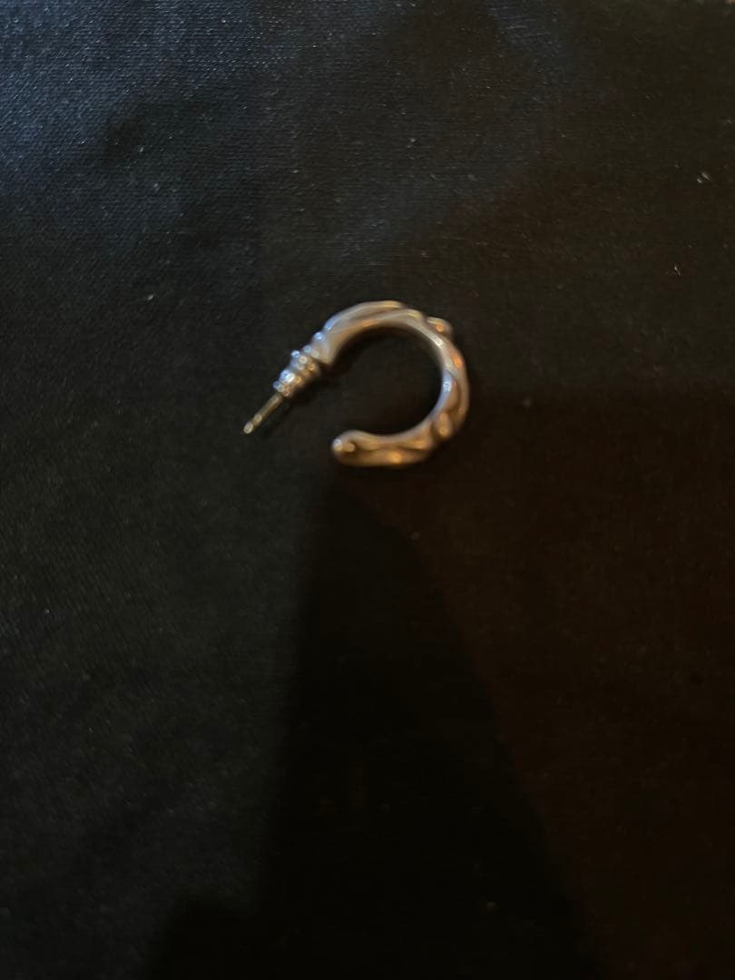 クロムハーツ(Chrome Hearts)シルバー フープピアス