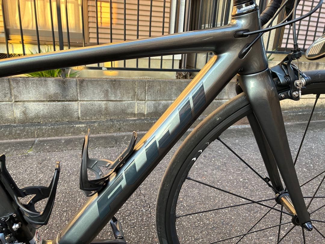 FUJI SL1 ロードバイク カーボンフレーム グレー 軽量　リムブレーキ