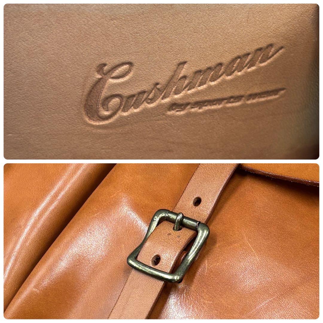 r*u様 美品■CUSHMAN ショルダーバッグ　メッセンジャー　本革　レザー