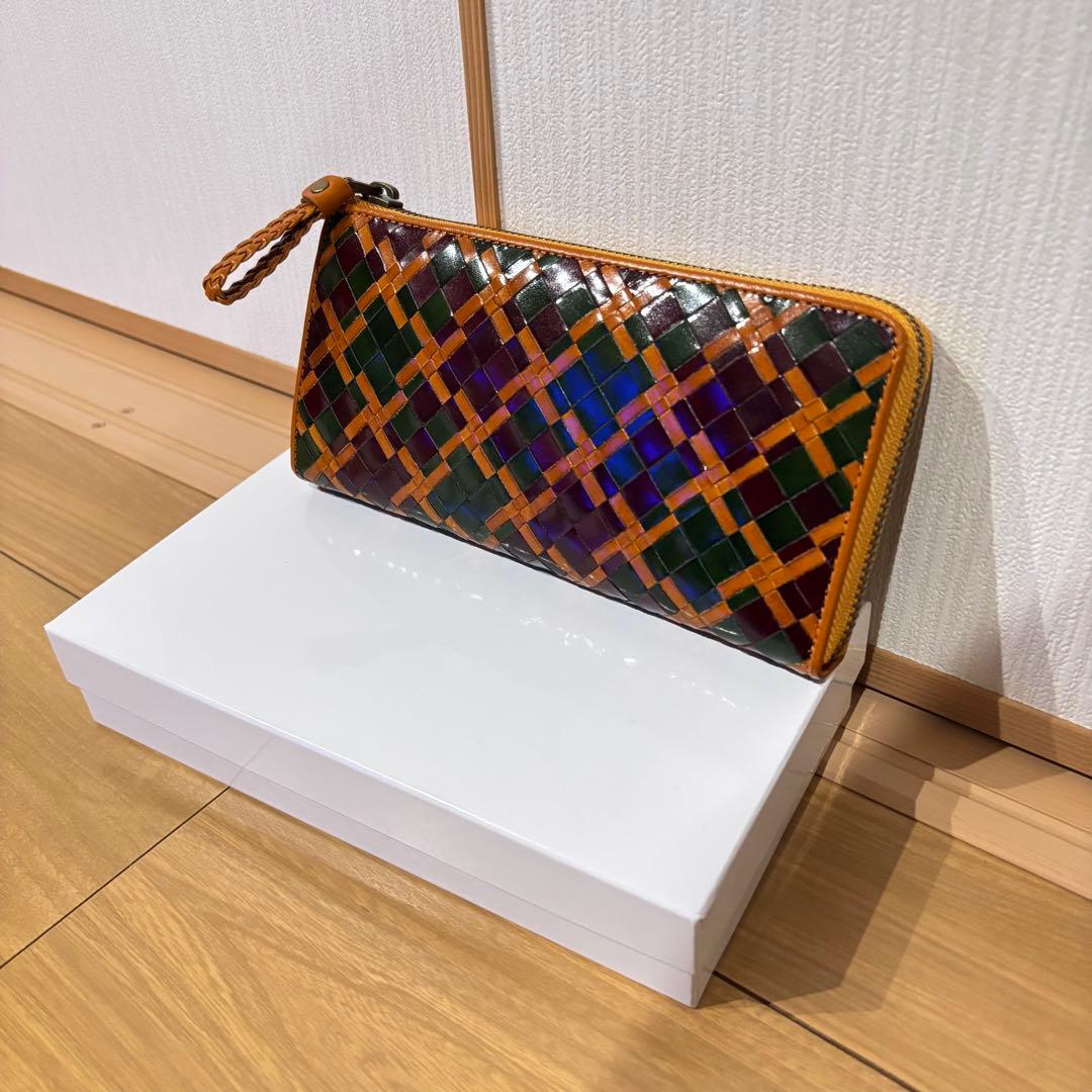 ☆新品未使用＊ダコタ＊革＊長財布＊編み込みデザイン＊早い者勝ち！