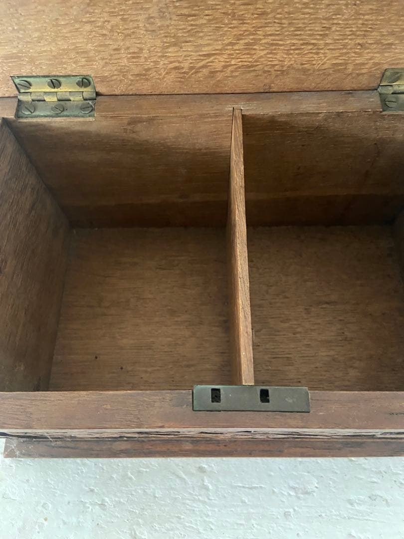 アンティーク　木製ボックス　手工芸　ウッドボックス
