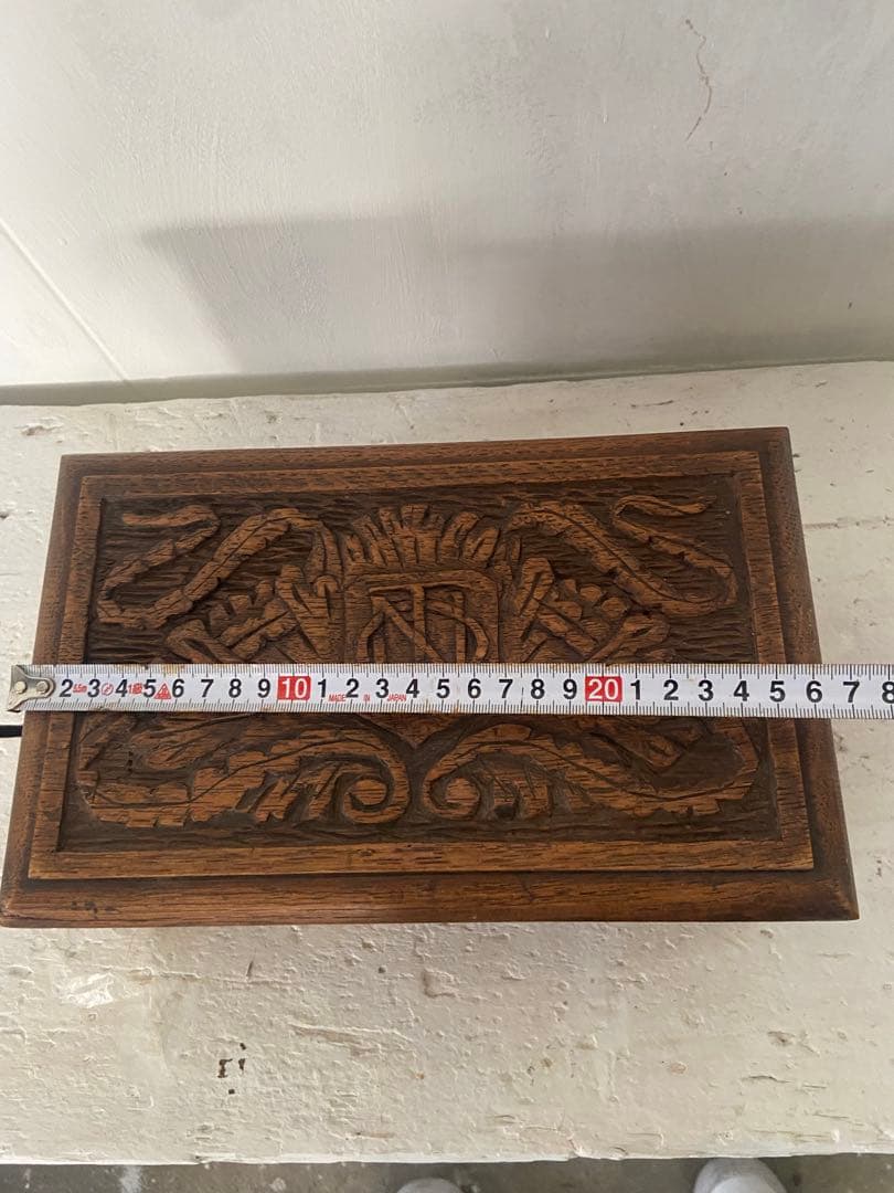 アンティーク　木製ボックス　手工芸　ウッドボックス