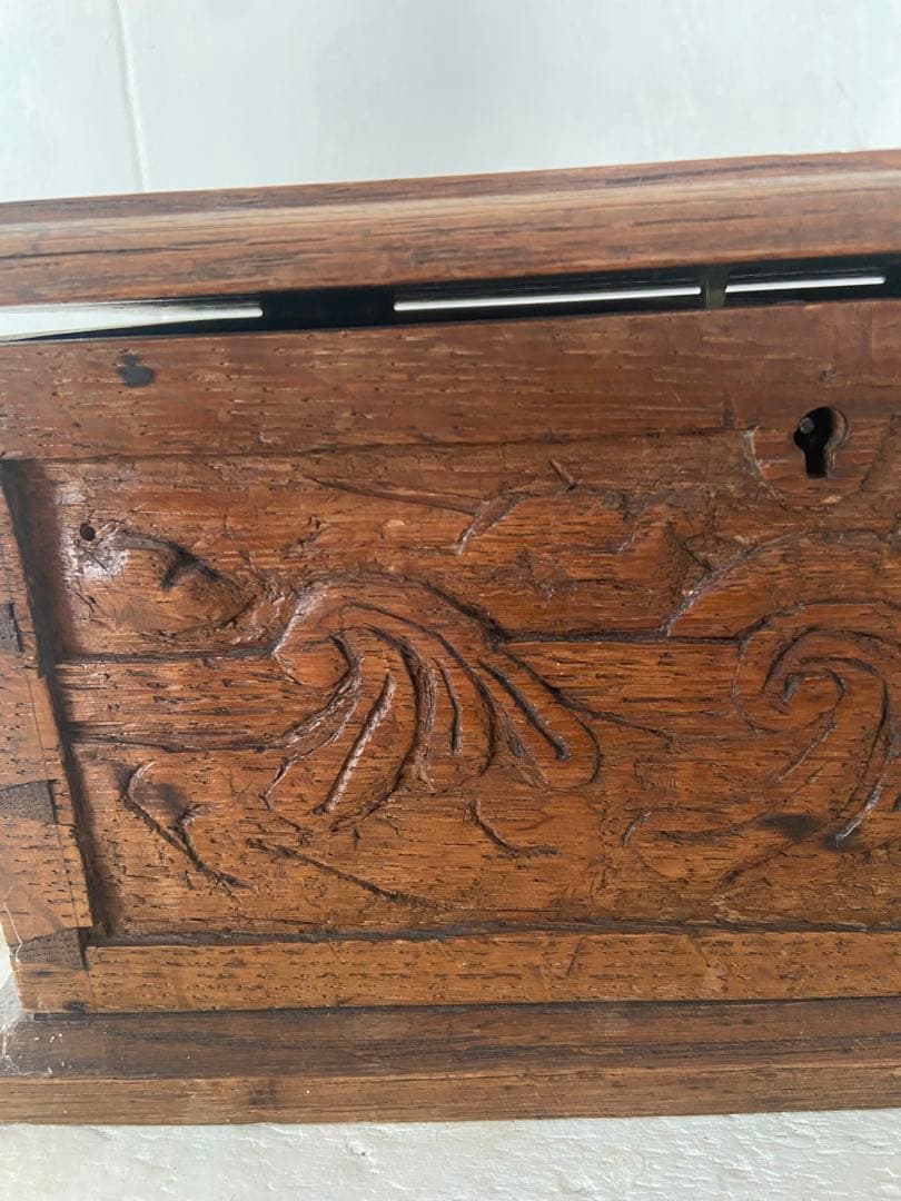 アンティーク　木製ボックス　手工芸　ウッドボックス