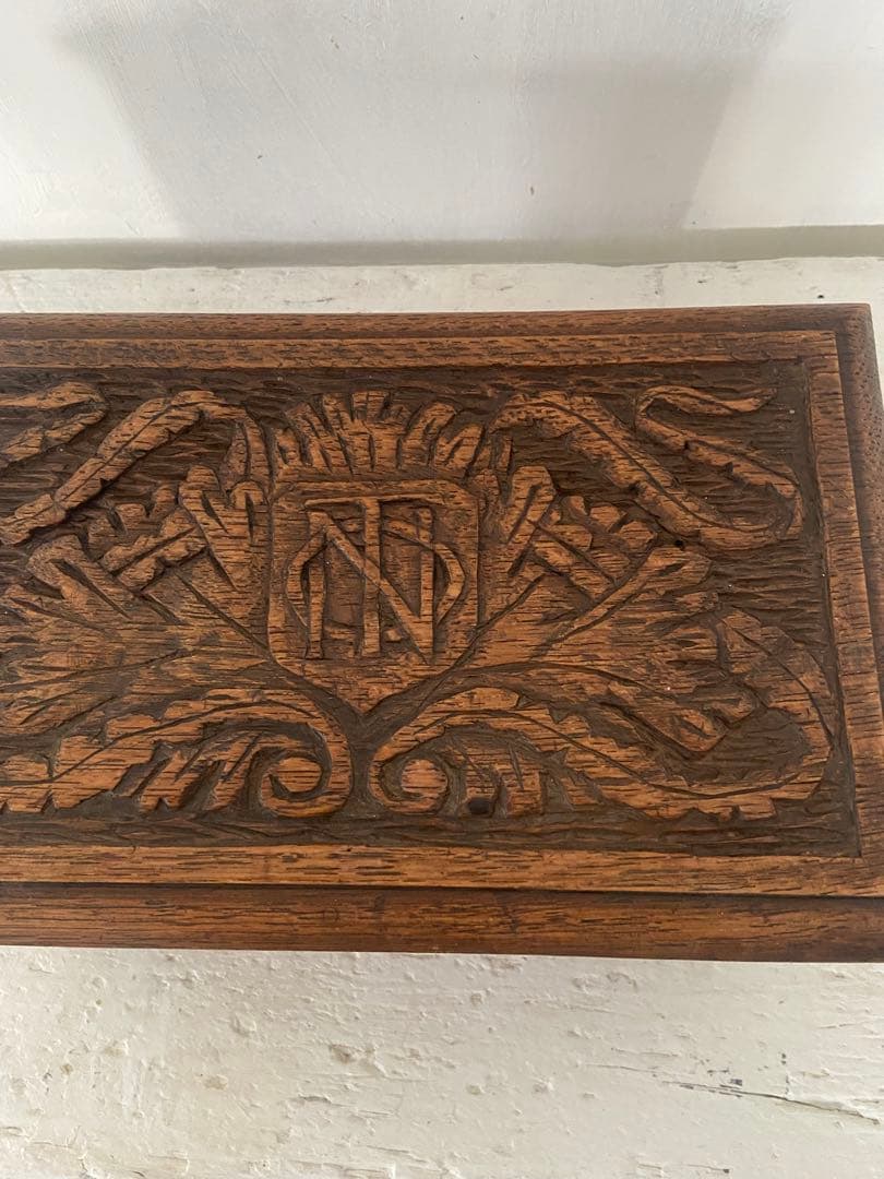 アンティーク　木製ボックス　手工芸　ウッドボックス