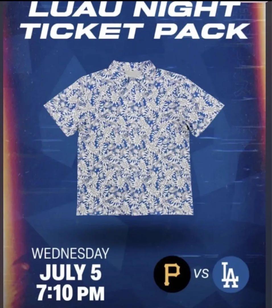 ロサンゼルス ドジャース アロハシャツ 来場者限定 スタジアム配布