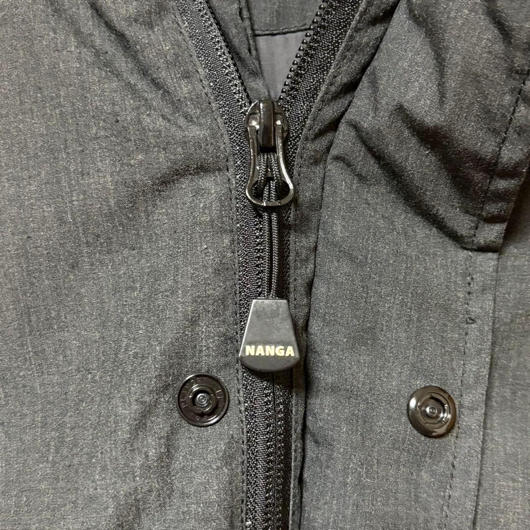 NANGA ナンガ 焚き火ダウン ダウンジャケット メンズ L フード着脱可