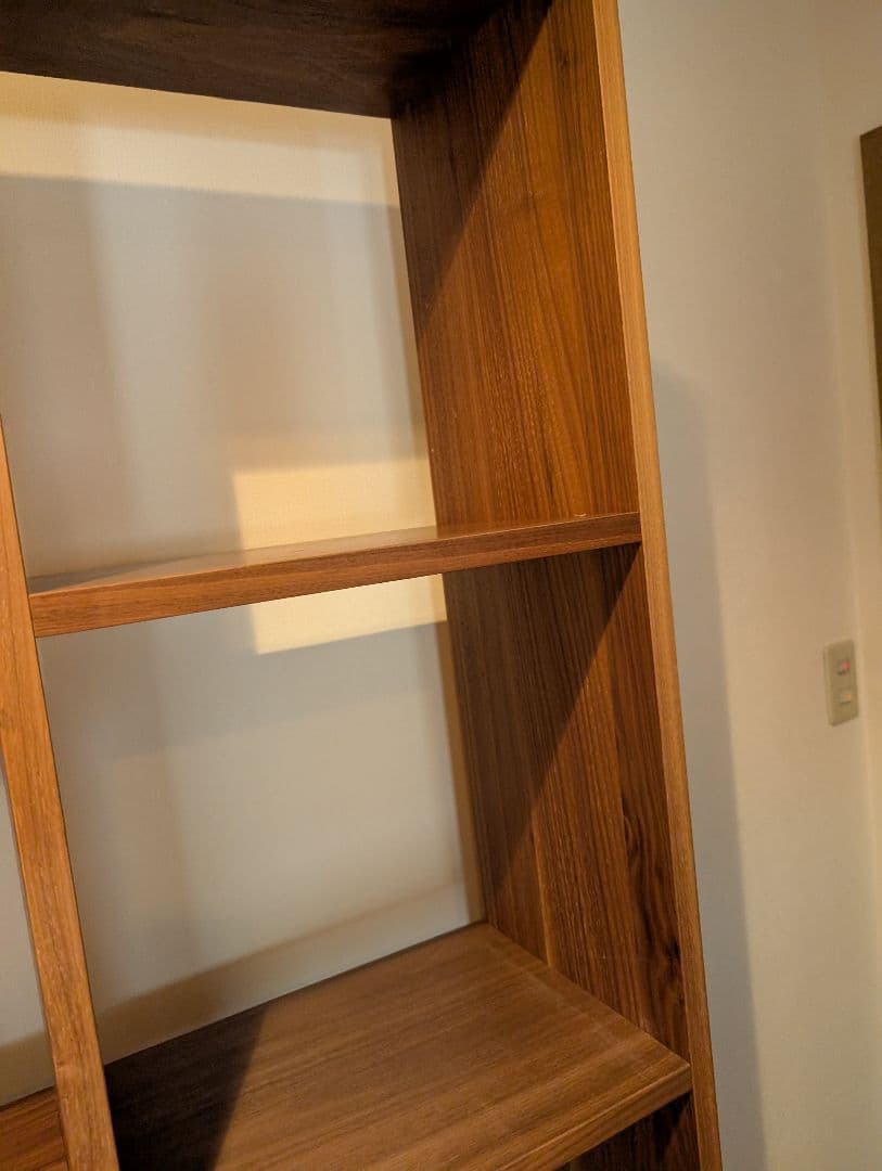 《送料込》無印良品 スタッキングシェルフ 5段×2 ウォールナット 棚 木製家具