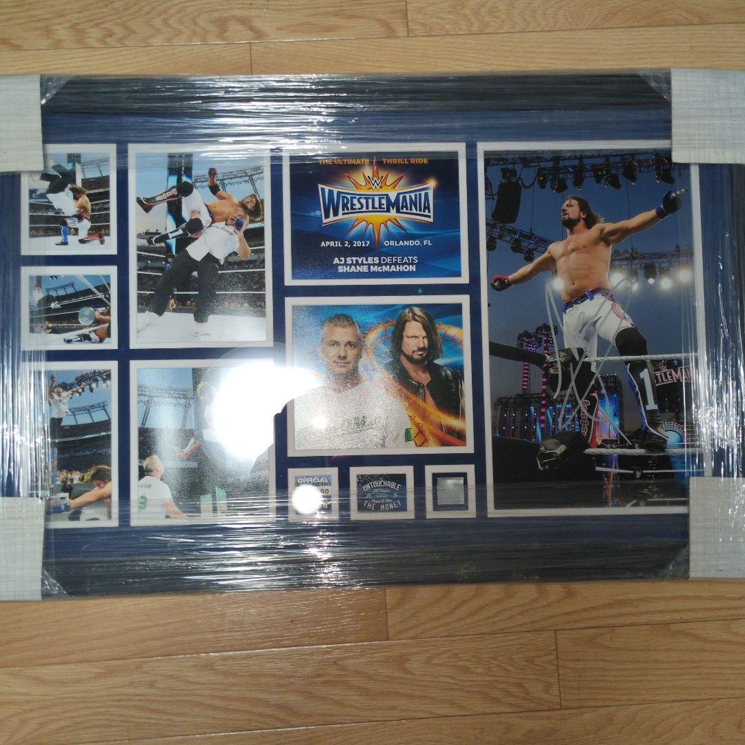 AJスタイルズ 直筆サイン入りフォトフレーム - メルカリ