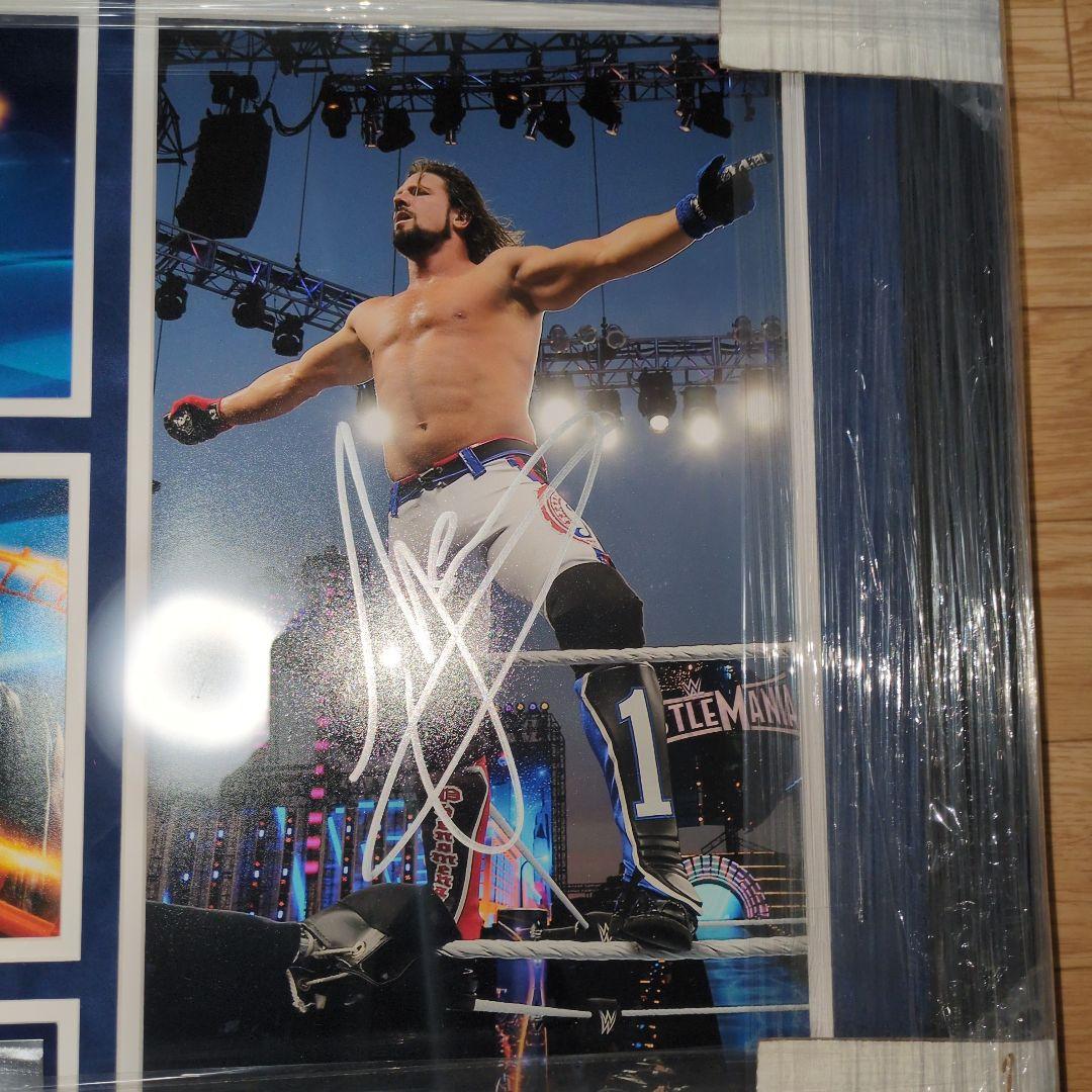 AJスタイルズ 直筆サイン入りフォトフレーム - メルカリ