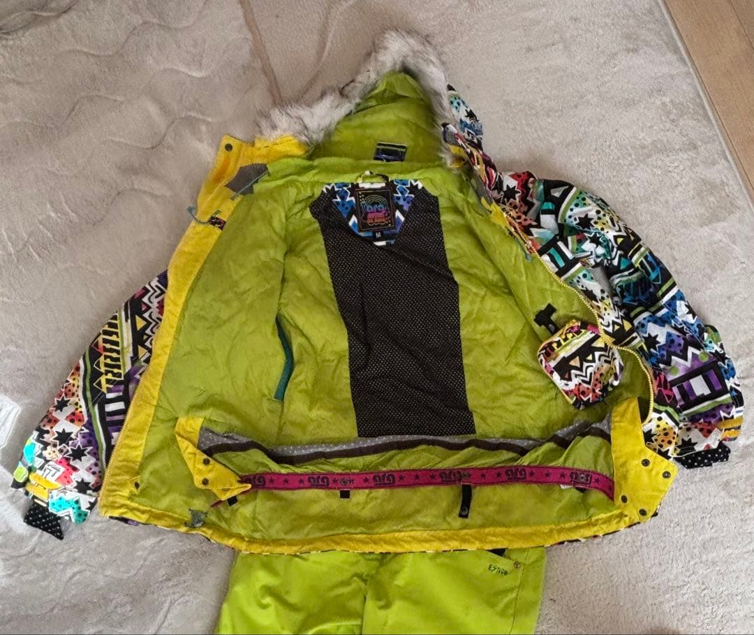 カラフル スノボウェア5点セット M