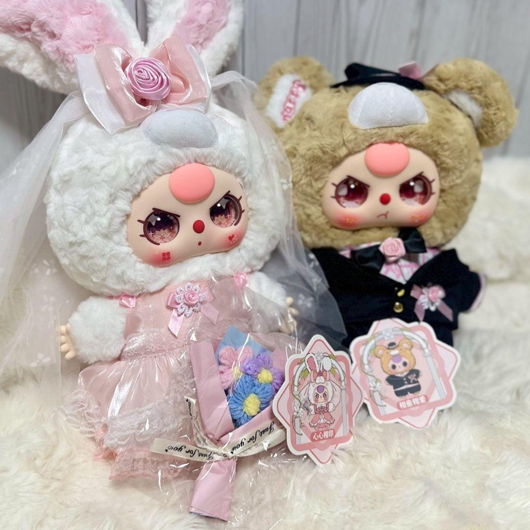 babythreeロマンチックウェディング400%新郎新婦セット特別目