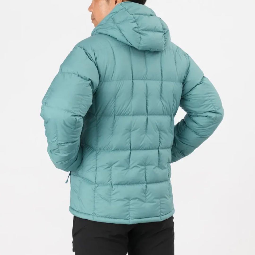 mont-bell US ネージュダウン パーカ ブルーグリーン 水色 - メルカリ