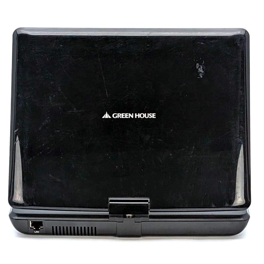 GREEN HOUSE GH-PBD10DT-BK ポータブルBDプレーヤー