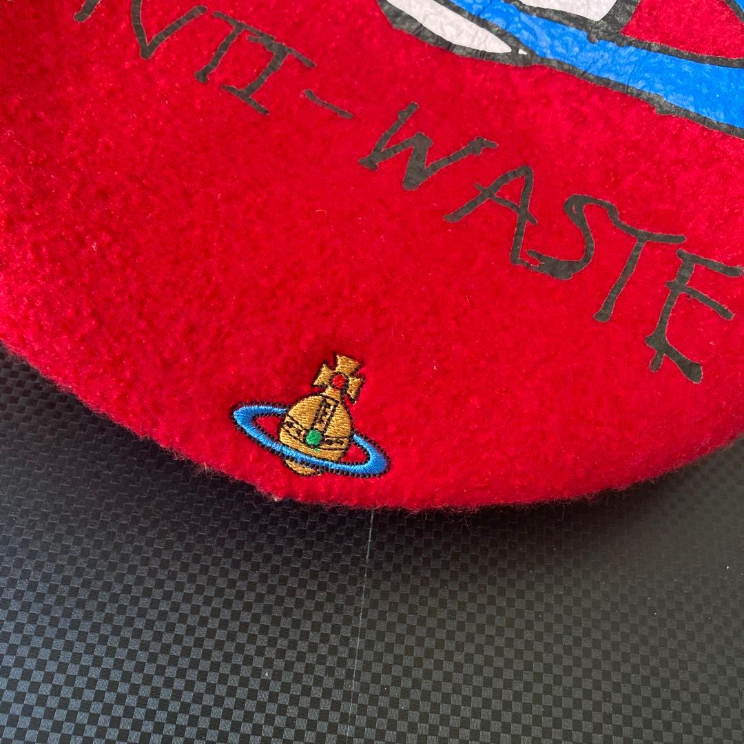 Vivienne Westwood ウール ベレー帽 レディース レッド未使用品