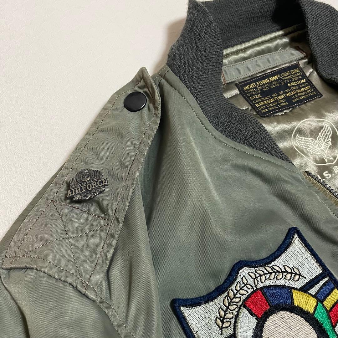【希少】US AIR FORCE MA-1 フライトジャケットL-2B