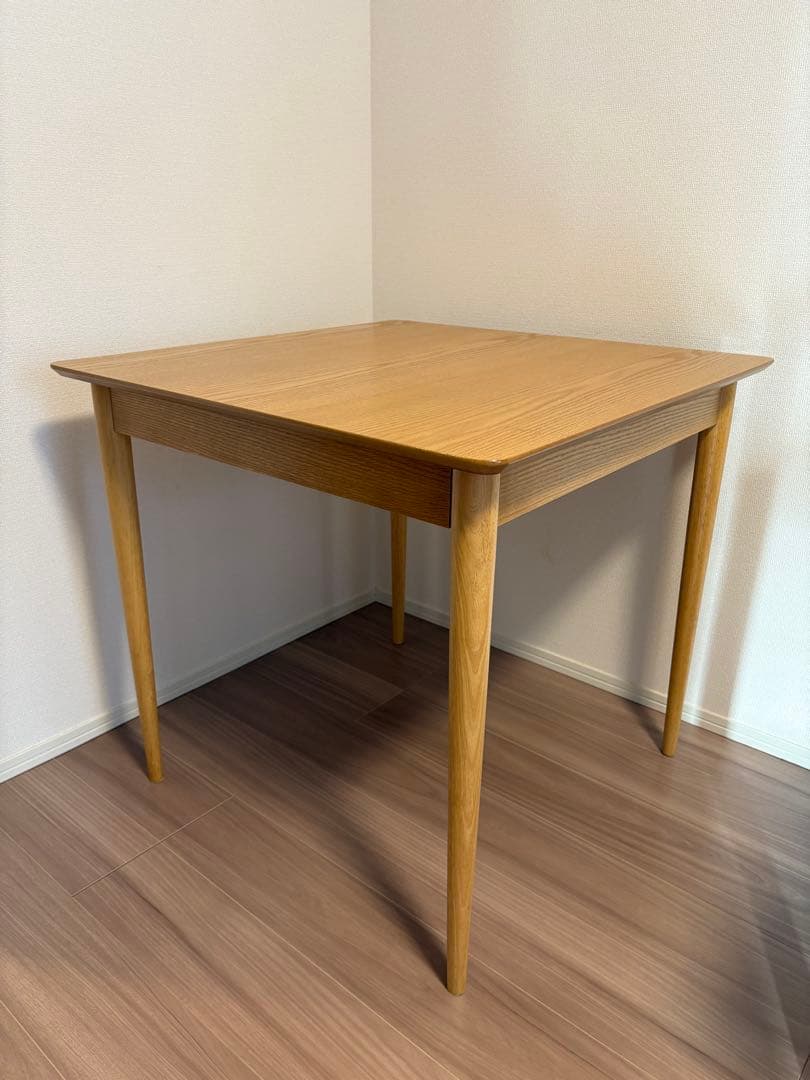 NOCEオーク調ダイニングテーブル 80×80