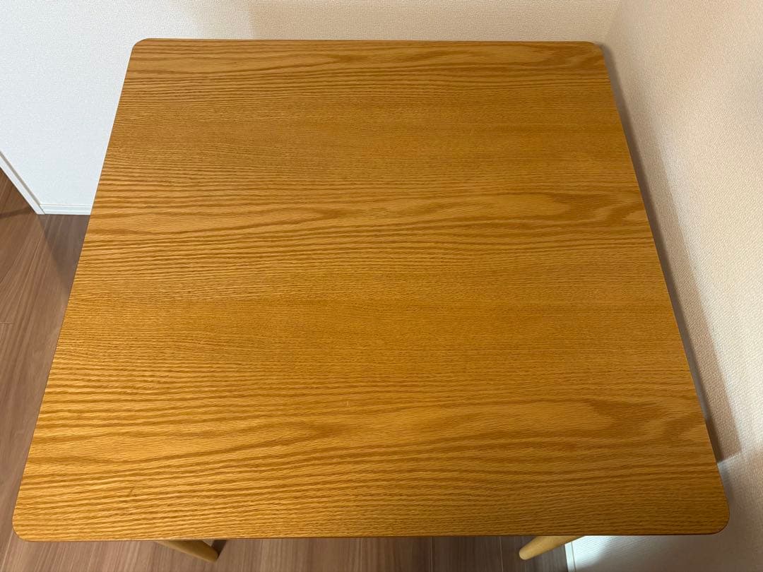 NOCEオーク調ダイニングテーブル 80×80