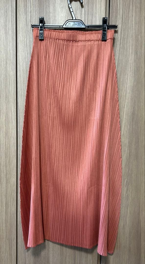 サイズ5★ PLEATS PLEASE　スカート　コーラルピンク