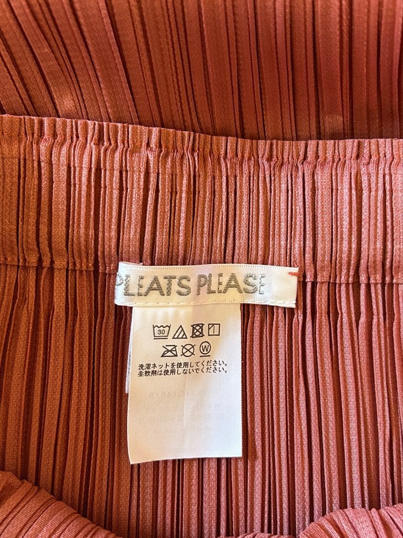 サイズ5★ PLEATS PLEASE　スカート　コーラルピンク