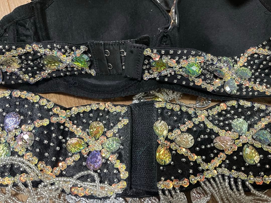 ベリーダンス用コスチューム ブラック