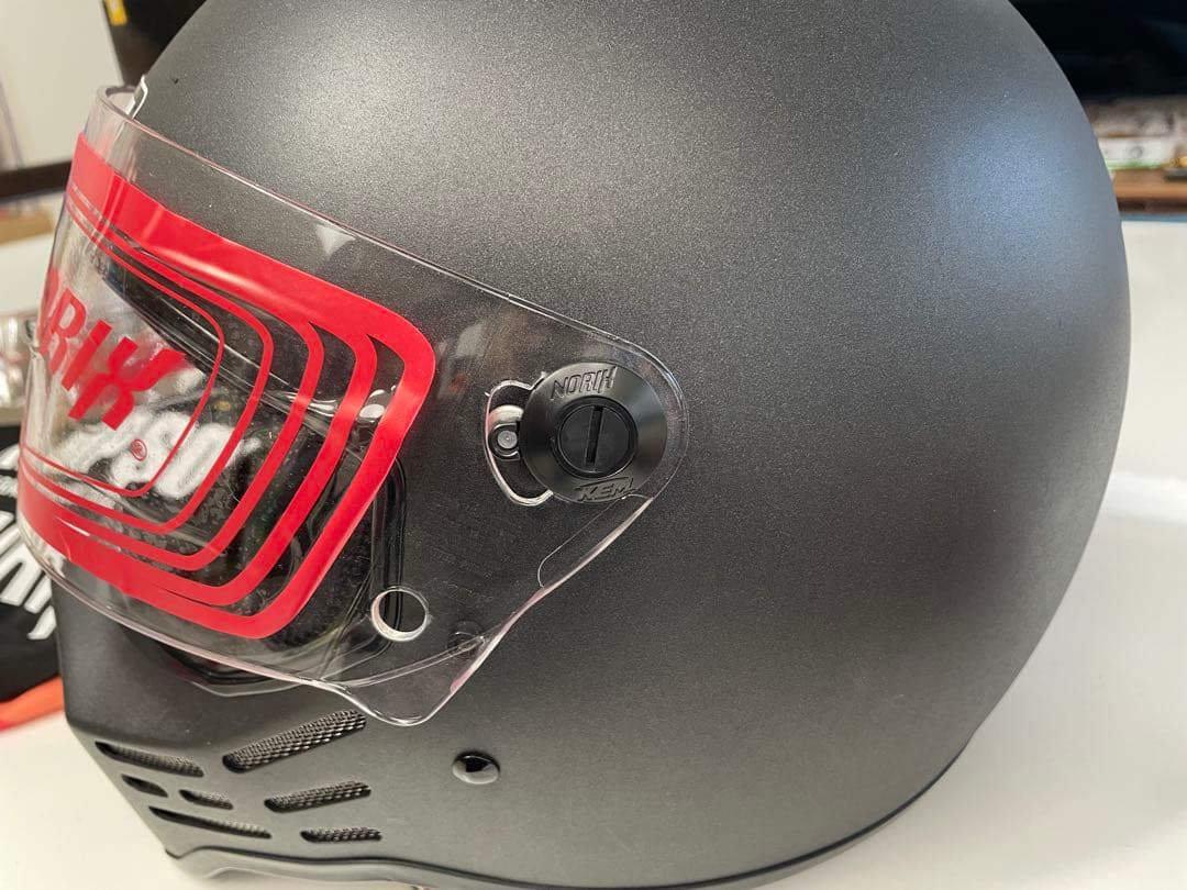 シンプソンM30ストーンブラック61㎝ ライトスモークベースミラーシールドセット