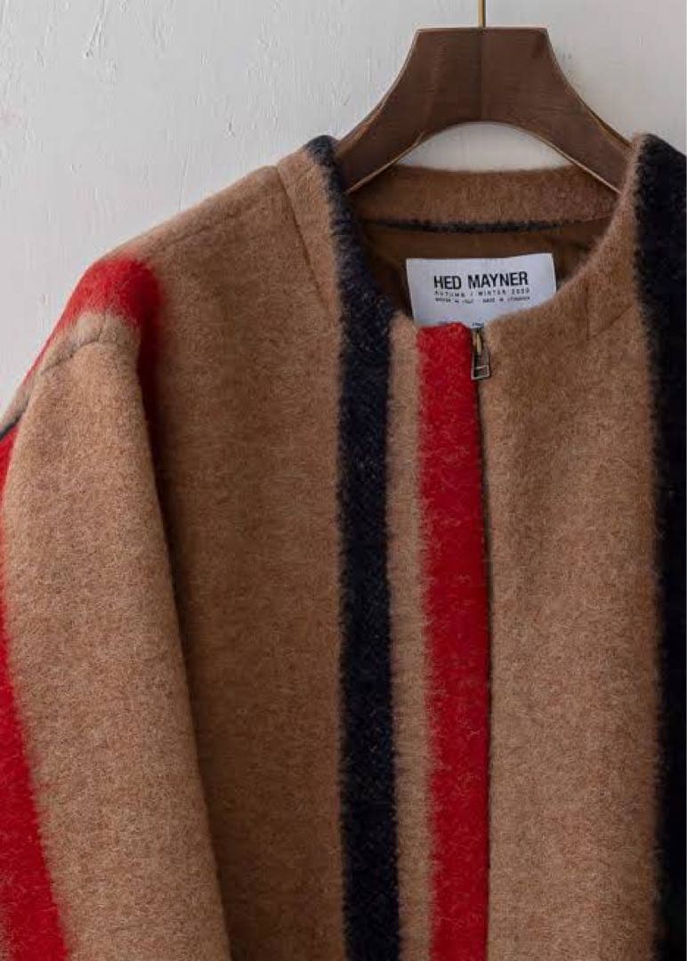 ジャケット・アウター hed mayner collarless jacket