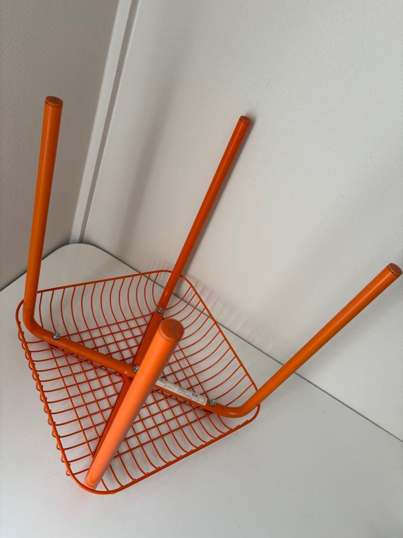 ♪IKEA VÄSTERÖN オレンジ スツール♪ - メルカリ
