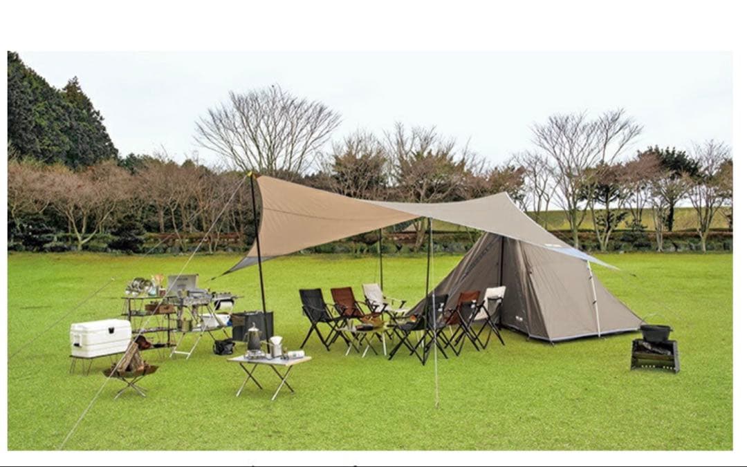 新品未使用　ユニフレーム　revoタープ2 タン