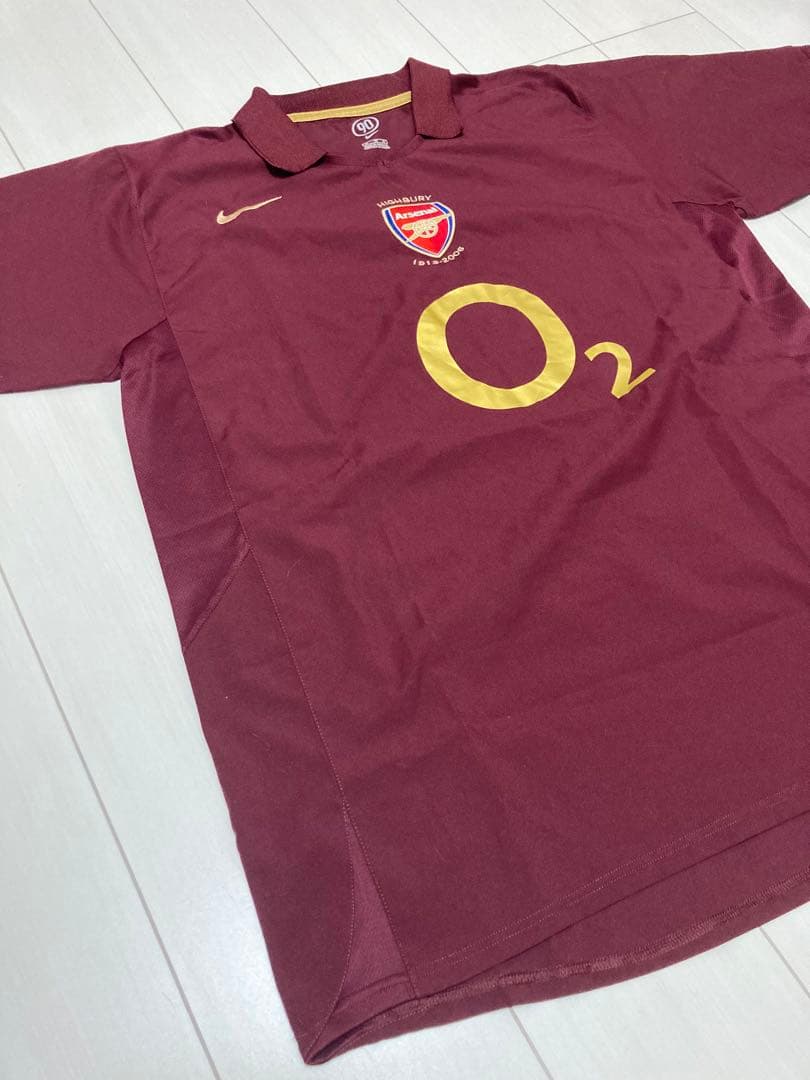 希少アーセナル0506シーズンユニフォームハイバリー背番号なし