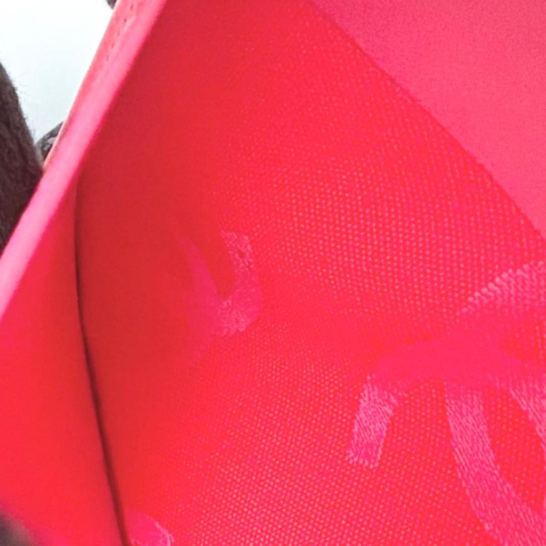 シャネル カンボンライン ロングウォレット ココマーク ブラックxピンク 長財布