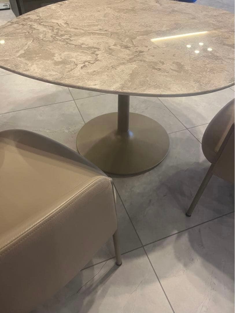 ①アルフレックス　ダイニングチェア2脚　美品