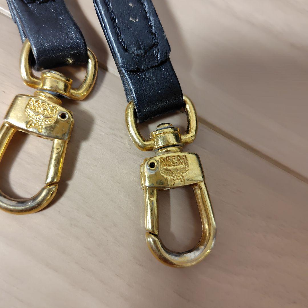 MCM ブラック ショルダーバッグ