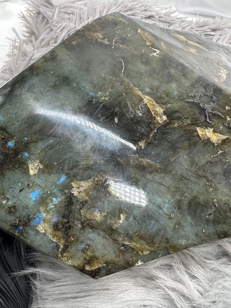 ラブラドライト 原石　6.7kg　天然石　鑑賞石　パワーストーン