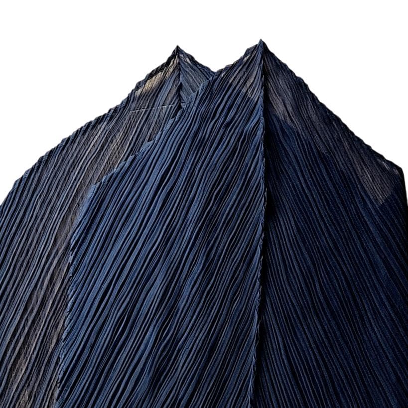 PLEATS PLEASE プリーツプリーズ ストール 濃紺色 ミヤケイッセイ