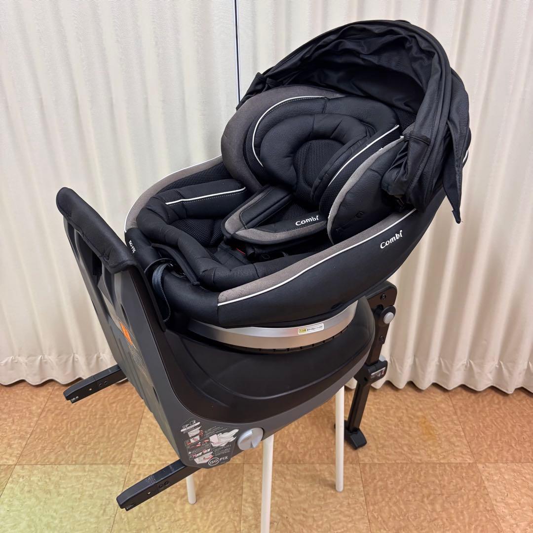 クリーニング済 ☆綺麗☆ コンビ 新生児OK クルムーヴ スマート ISOFIX