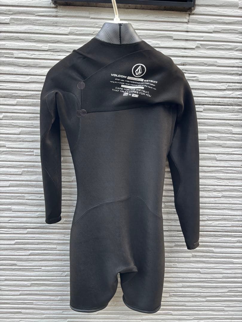 Volcom ブラック ロングジョン ウェットスーツ