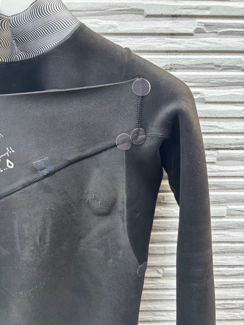 Volcom ブラック ロングジョン ウェットスーツ