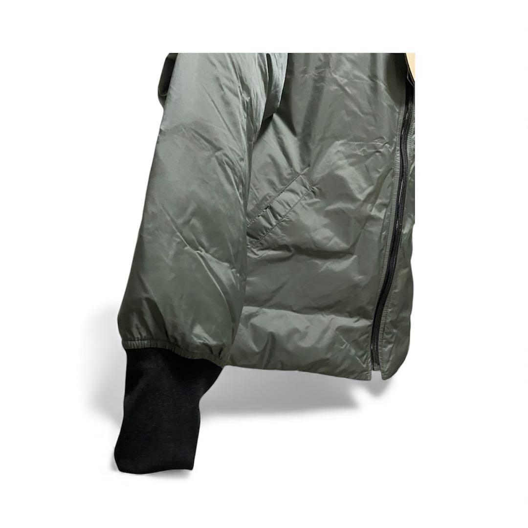 NANGA ナンガ 別注 リバーシブルダウンジャケット　カーキ/ブラック