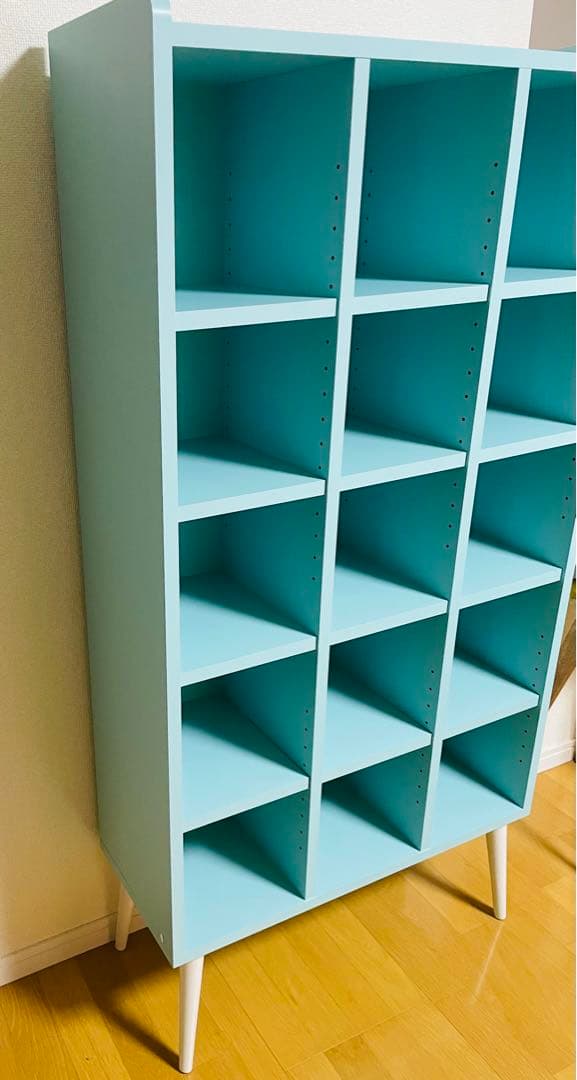 【送料込み】北欧　本棚　ブルー　asterシリーズ　日本製