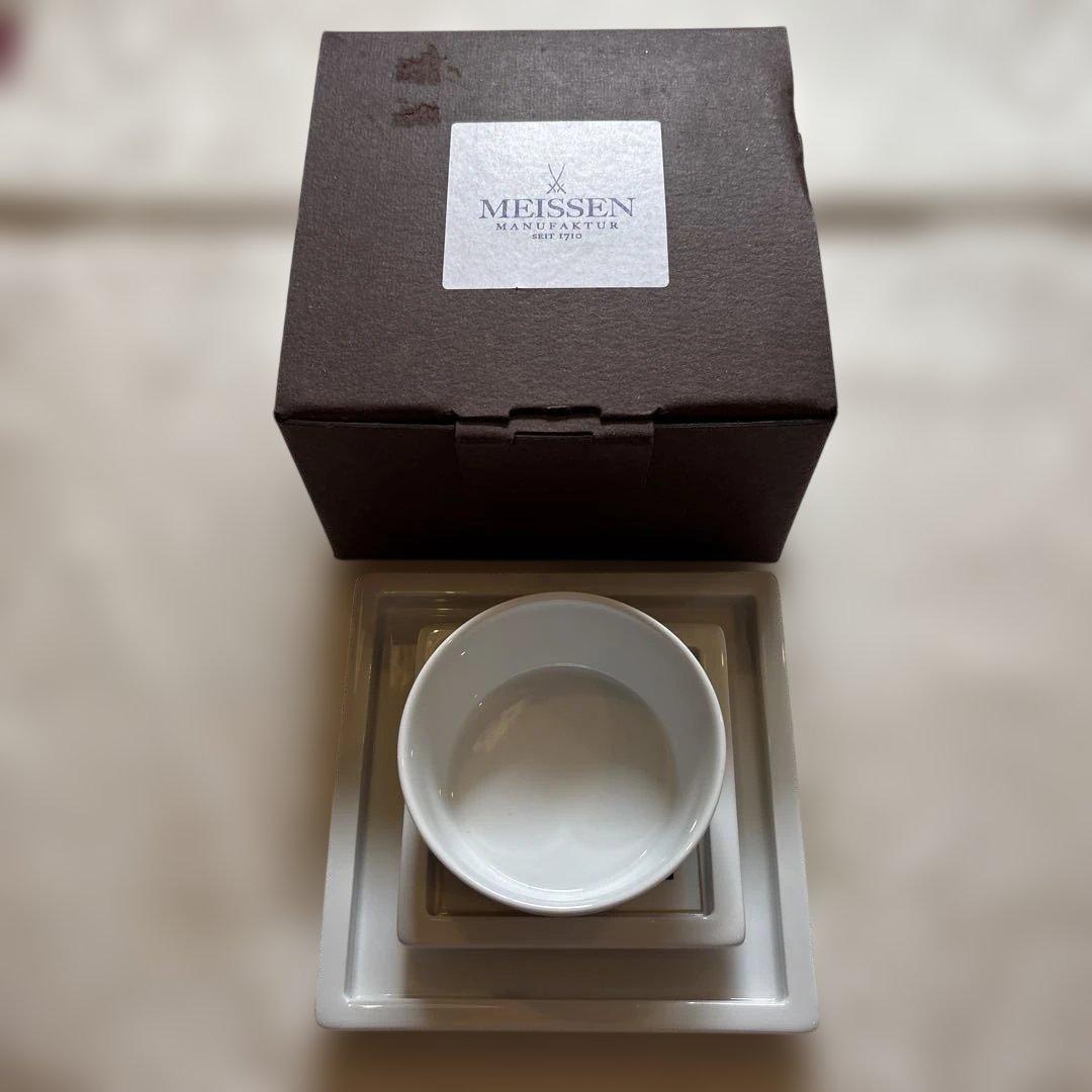 Meissen コスモポリタン ロイヤルパレス ボウル・角プレートセット