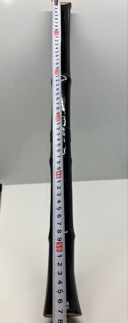 B0302）尺八　黒漆塗り　和楽器　4穴