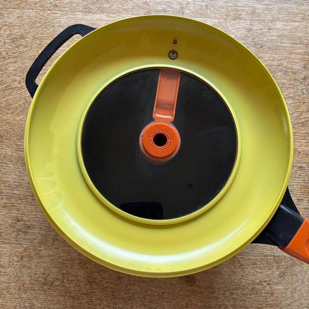 平野レミ レミパン 蓋付き 未使用品 REMI PAN イエロー