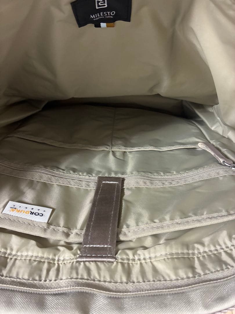 【極美品】【未使用】MILESTO ヘザーグレージュリュック・バックパック