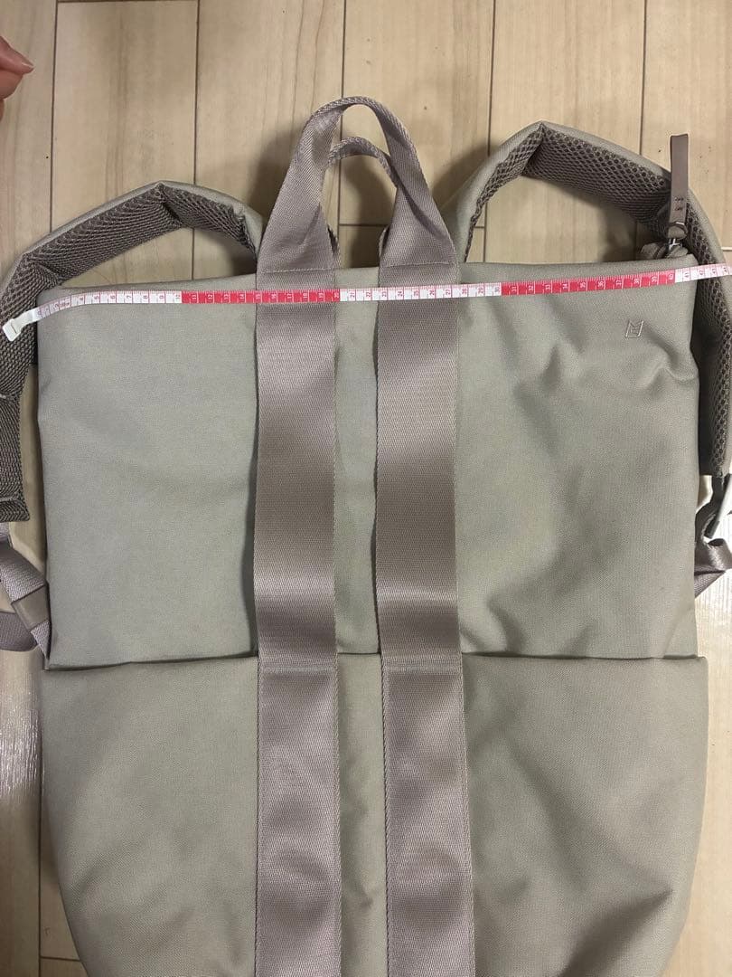 【極美品】【未使用】MILESTO ヘザーグレージュリュック・バックパック