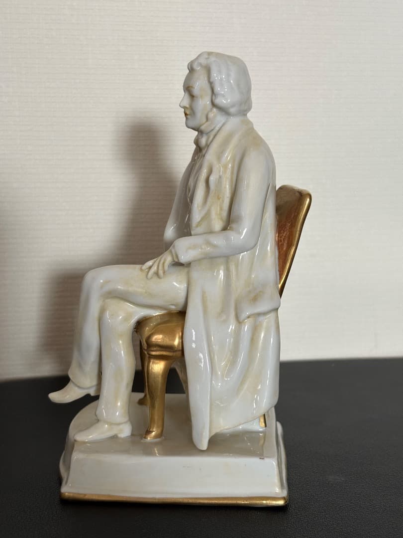 アンティーク磁器人形 【バッハ・ベートーベン・シューベルト 3大作曲家】