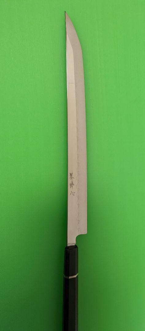 【新品未使用】酔心 白一鋼水本焼(全鏡面) 先丸 尺 300mm【特注品】