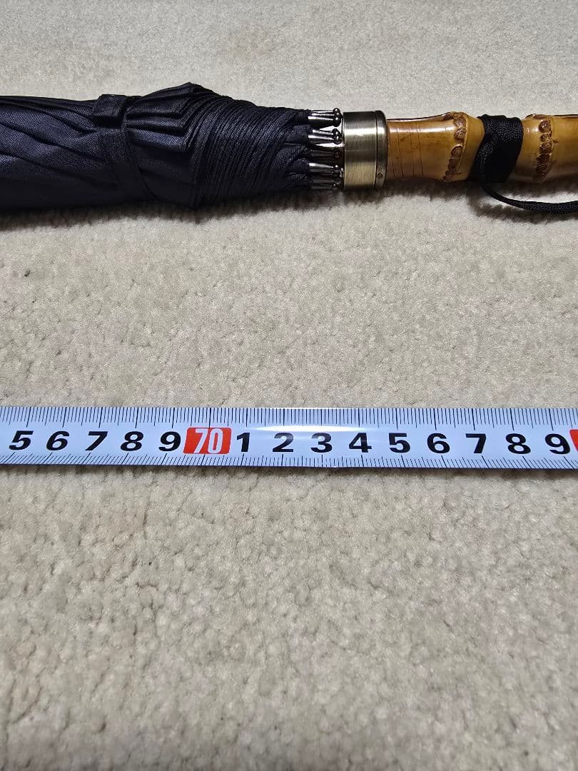 前原光榮商店 紳士用 雨傘 16本骨 ネイビー 美品