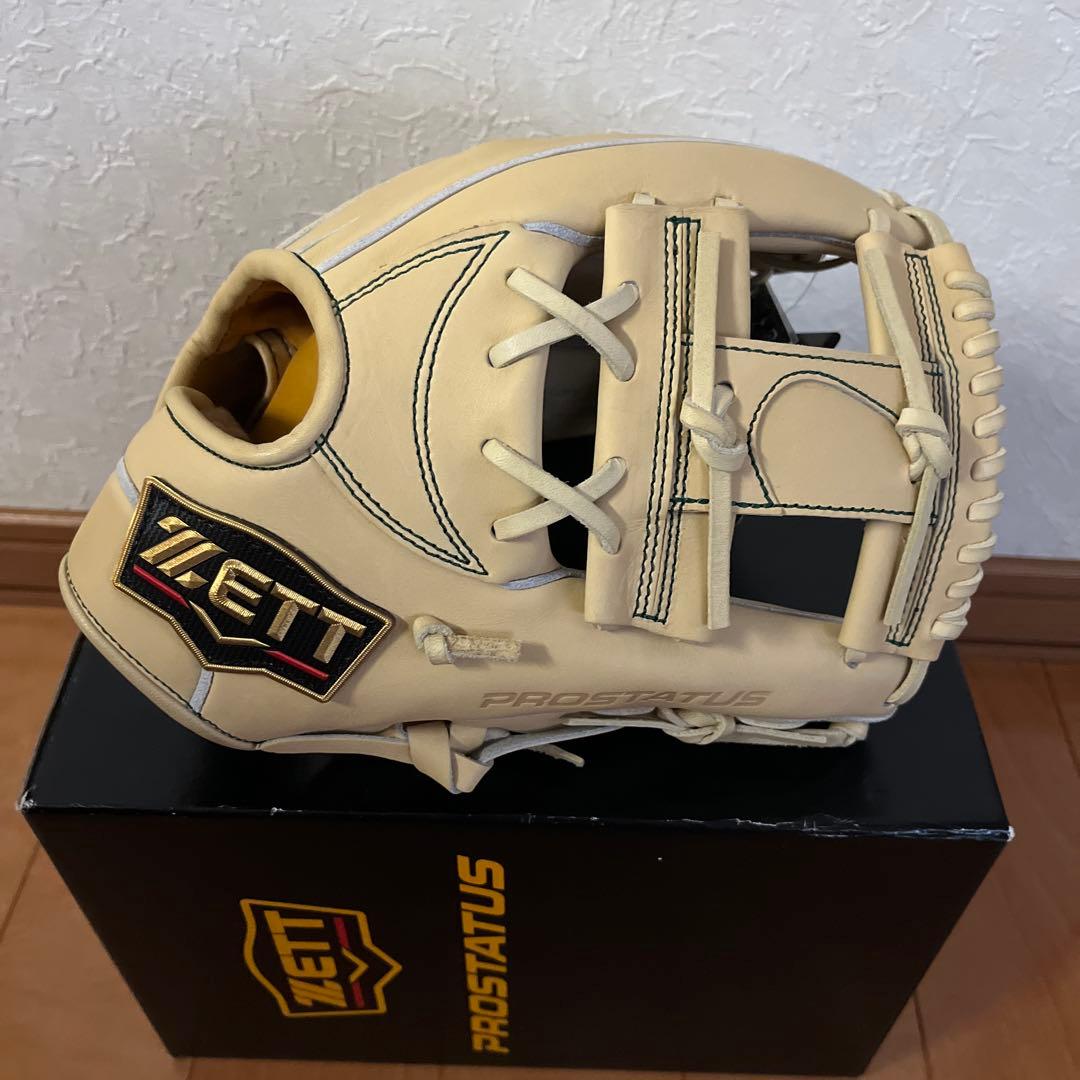 【ZETT】　限定品　プロステイタスSE最高級キップ　硬式グローブ　今宮モデル