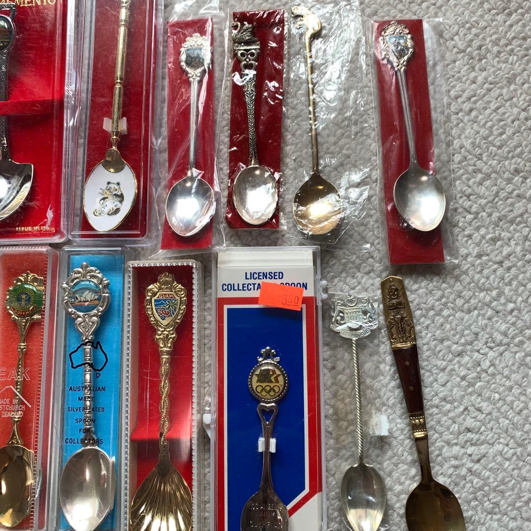 髭二重様 旅行記念 コレクターズスプーン スーベニアスプーン ほぼ箱入り36本